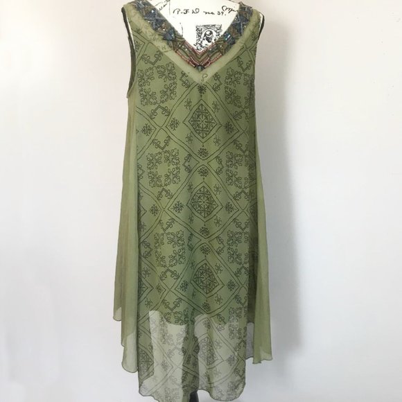 Free People Sage Ancient Mystery High Low Dress - Picture 2 of 9